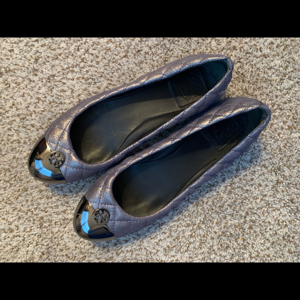 Quilted Tory Burch flats- 7.5